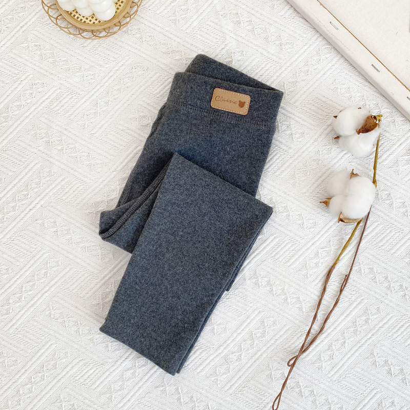 Tüdrukute fliisvoodriga retuusid, paksendatud sügis- ja talveriided, valged, ühes tükis sametist soojad talvepüksid, mustad, laste soojad püksid