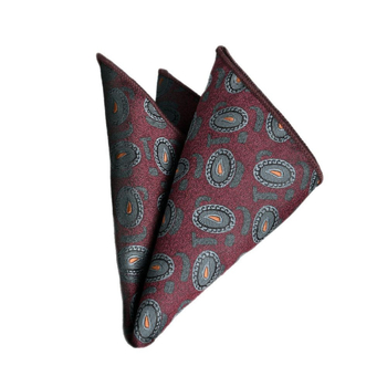 Vyriškas sulankstomas žakardo stiliaus kostiumas su kišenėmis, kvadratinis, 23 cm, 2025 m. pavasaris, naujas sandėlyje.