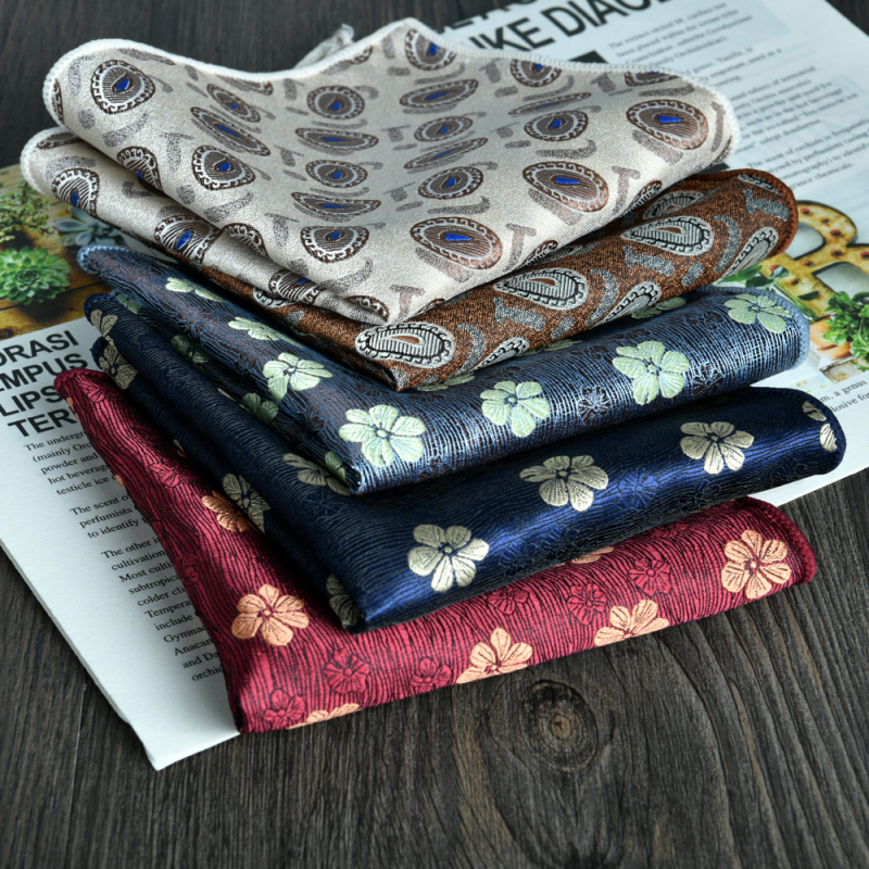 Vyriškas sulankstomas žakardo stiliaus kostiumas su kišenėmis, kvadratinis, 23 cm, 2025 m. pavasaris, naujas sandėlyje.