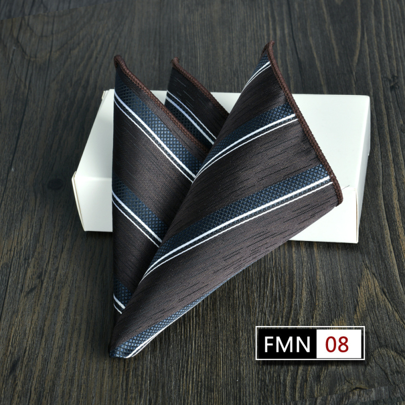 Vyriškas sulankstomas žakardo stiliaus kostiumas su kišenėmis, kvadratinis, 23 cm, 2025 m. pavasaris, naujas sandėlyje.