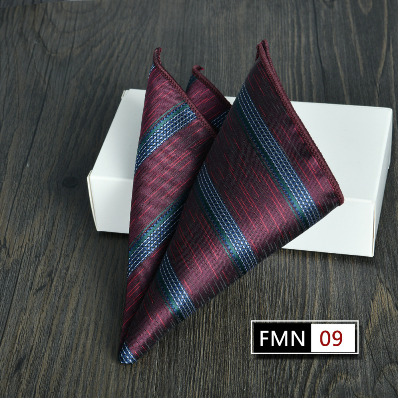 Vyriškas sulankstomas žakardo stiliaus kostiumas su kišenėmis, kvadratinis, 23 cm, 2025 m. pavasaris, naujas sandėlyje.