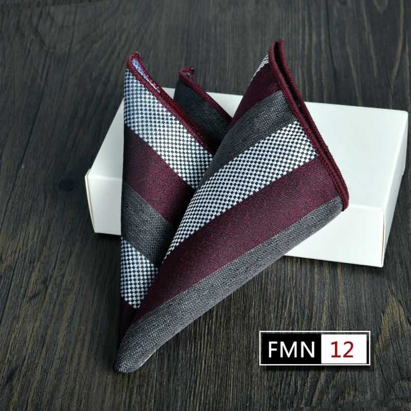 Vyriškas sulankstomas žakardo stiliaus kostiumas su kišenėmis, kvadratinis, 23 cm, 2025 m. pavasaris, naujas sandėlyje.