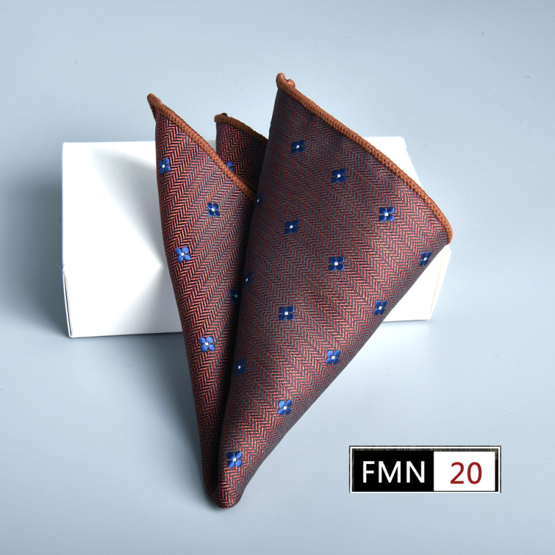 Vyriškas sulankstomas žakardo stiliaus kostiumas su kišenėmis, kvadratinis, 23 cm, 2025 m. pavasaris, naujas sandėlyje.