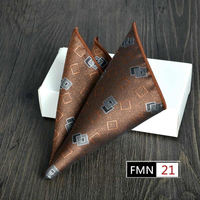 Vyriškas sulankstomas žakardo stiliaus kostiumas su kišenėmis, kvadratinis, 23 cm, 2025 m. pavasaris, naujas sandėlyje.