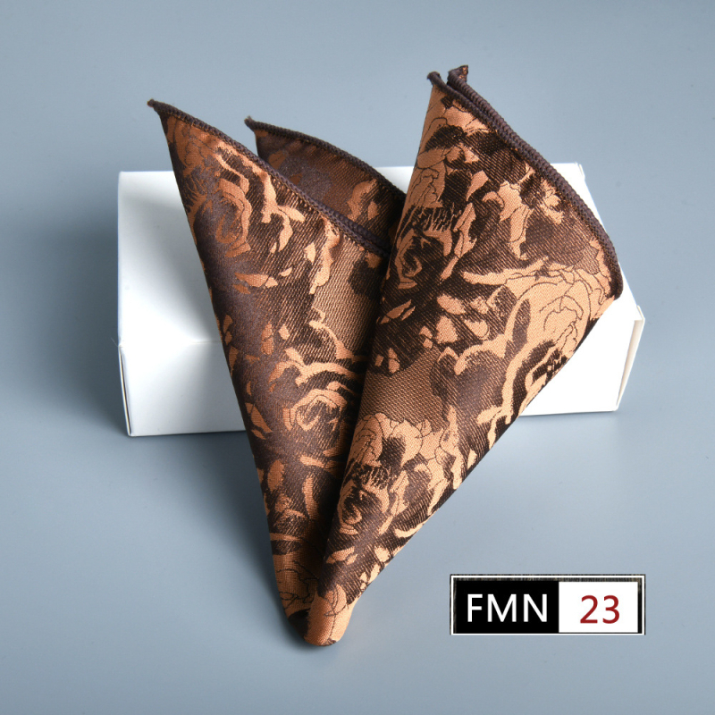 Vyriškas sulankstomas žakardo stiliaus kostiumas su kišenėmis, kvadratinis, 23 cm, 2025 m. pavasaris, naujas sandėlyje.