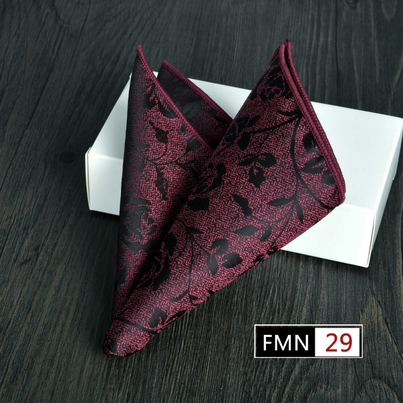 Vyriškas sulankstomas žakardo stiliaus kostiumas su kišenėmis, kvadratinis, 23 cm, 2025 m. pavasaris, naujas sandėlyje.