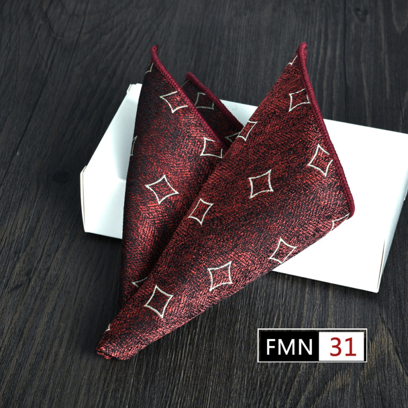 Vyriškas sulankstomas žakardo stiliaus kostiumas su kišenėmis, kvadratinis, 23 cm, 2025 m. pavasaris, naujas sandėlyje.