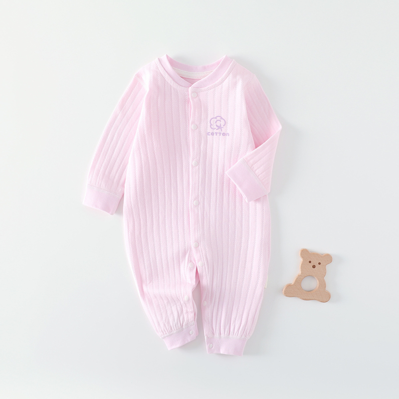 Бебешки дрехи от чист памук, пролетни и есенни гащеризони за новородени, бебешки гащеризони без кости, бельо без ръкави, бебешки пижами