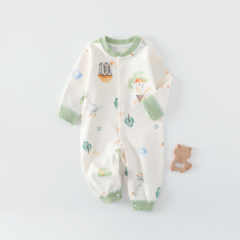 Бебешки дрехи от чист памук, пролетни и есенни гащеризони за новородени, бебешки гащеризони без кости, бельо без ръкави, бебешки пижами