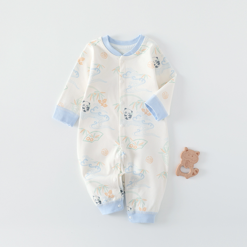 Бебешки дрехи от чист памук, пролетни и есенни гащеризони за новородени, бебешки гащеризони без кости, бельо без ръкави, бебешки пижами