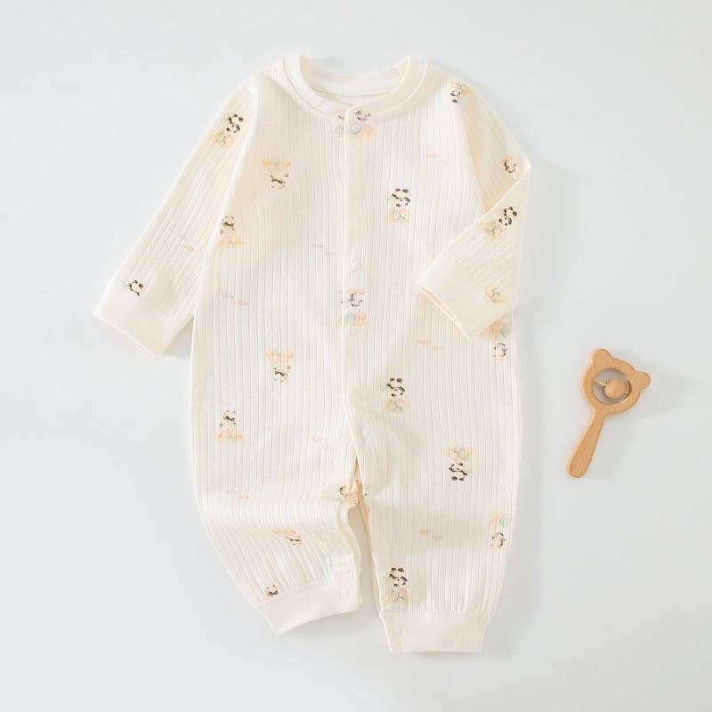 Бебешки дрехи от чист памук, пролетни и есенни гащеризони за новородени, бебешки гащеризони без кости, бельо без ръкави, бебешки пижами