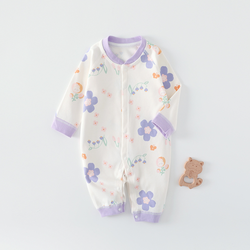 Бебешки дрехи от чист памук, пролетни и есенни гащеризони за новородени, бебешки гащеризони без кости, бельо без ръкави, бебешки пижами