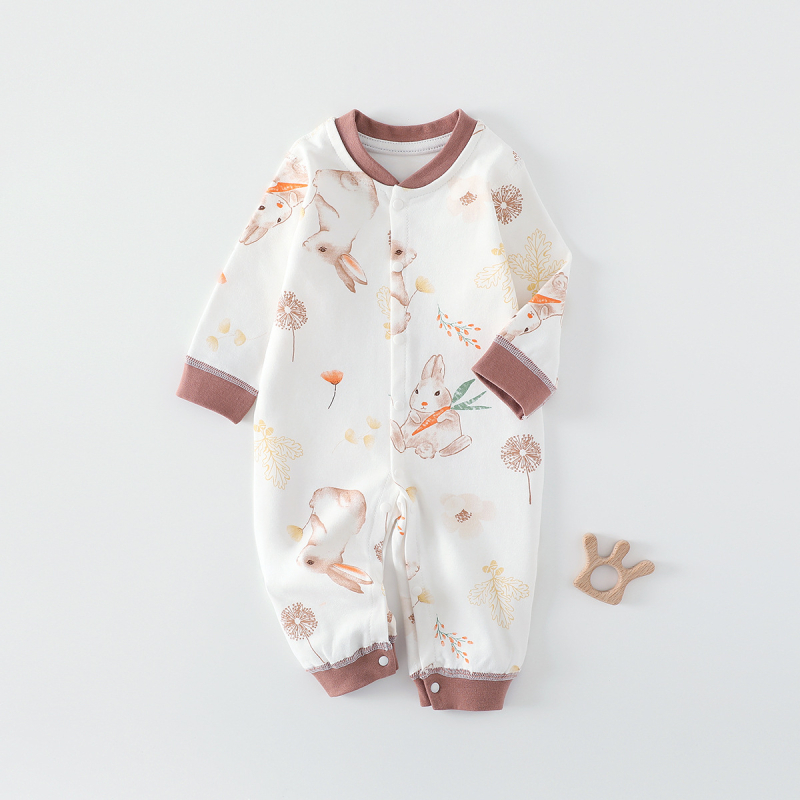 Бебешки дрехи от чист памук, пролетни и есенни гащеризони за новородени, бебешки гащеризони без кости, бельо без ръкави, бебешки пижами