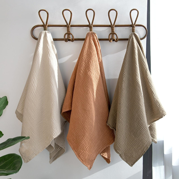 Piiriülene tavaline kahekihiline kortsus lapiga vastsündinud beebirätik beebikrepp-kott ühekordne beebi valesti rätikuga padi vannirätik