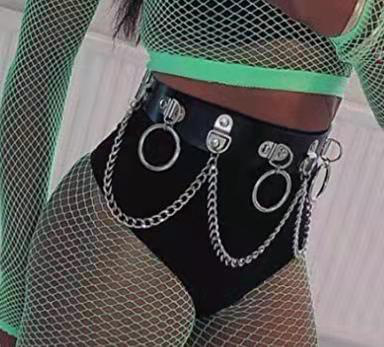 Prodaje se europski i američki punk stil seksi lanac, seksi kožni lanac za struk, podvezica, remen za tijelo, tvornica nakita za performanse