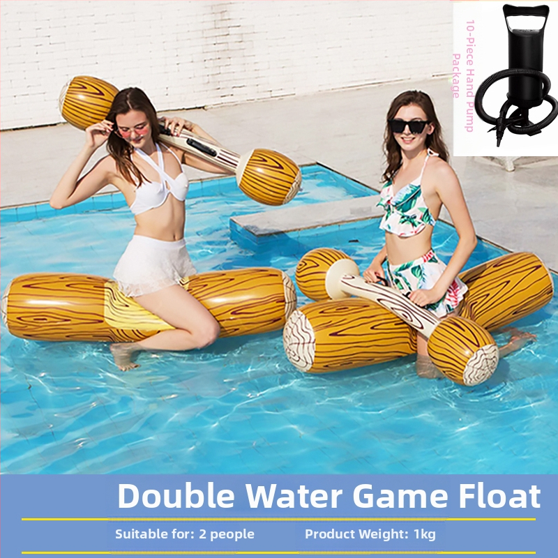 Prillid Suur Kollane Part Suvine Puhkus Ujuv Vee Täispuhutav Ujumisrõnga Kinnitus Paksendatud Part Välis Rafting Ujuvvoodi