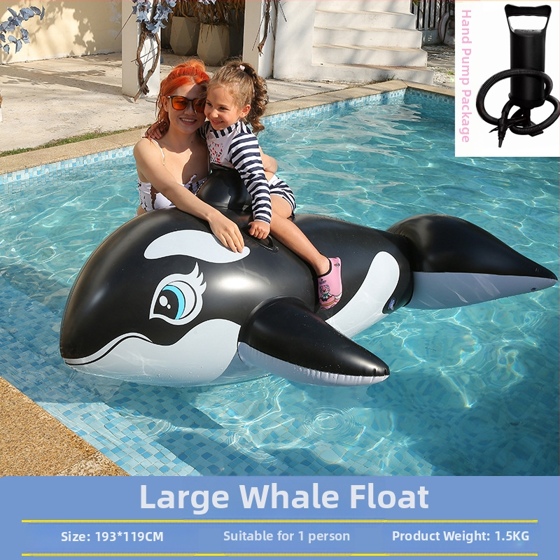 Prillid Suur Kollane Part Suvine Puhkus Ujuv Vee Täispuhutav Ujumisrõnga Kinnitus Paksendatud Part Välis Rafting Ujuvvoodi