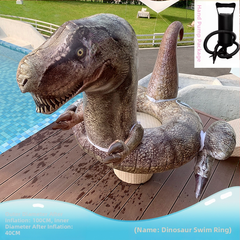 Prillid Suur Kollane Part Suvine Puhkus Ujuv Vee Täispuhutav Ujumisrõnga Kinnitus Paksendatud Part Välis Rafting Ujuvvoodi