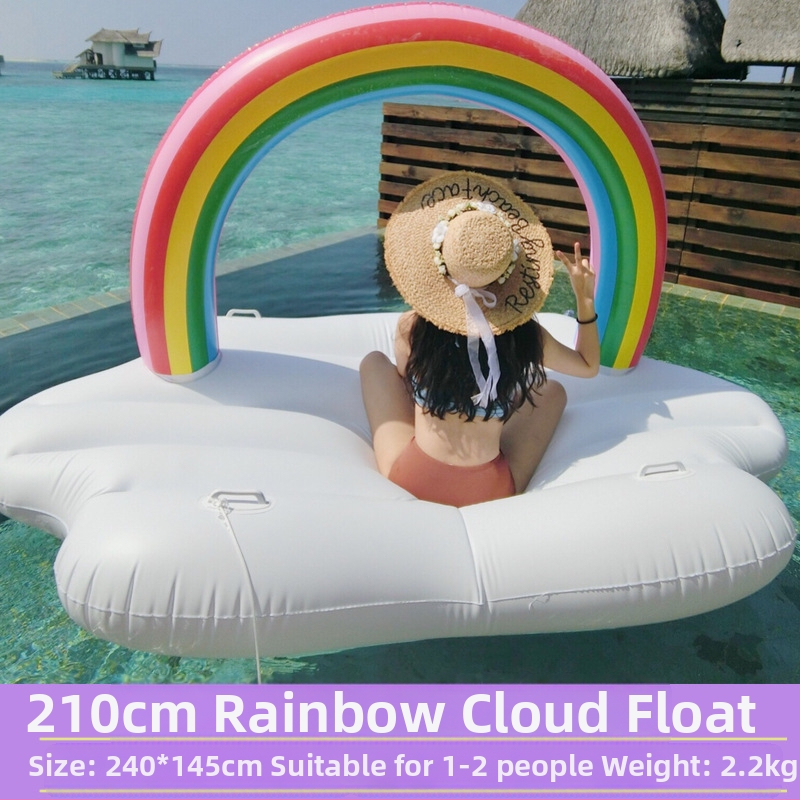 Prillid Suur Kollane Part Suvine Puhkus Ujuv Vee Täispuhutav Ujumisrõnga Kinnitus Paksendatud Part Välis Rafting Ujuvvoodi