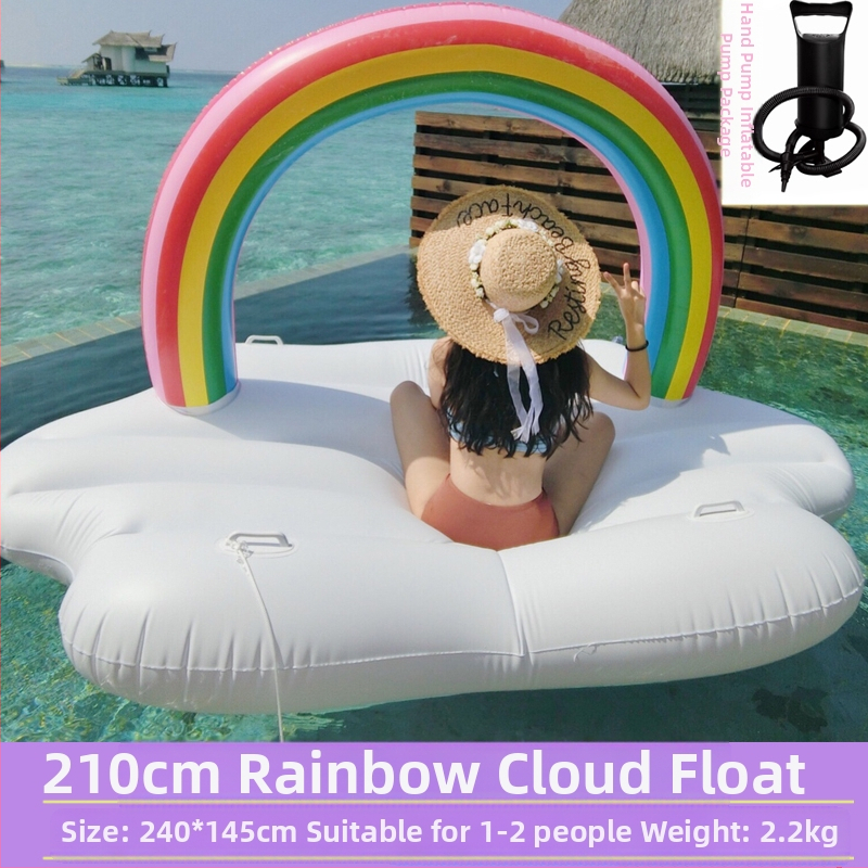 Prillid Suur Kollane Part Suvine Puhkus Ujuv Vee Täispuhutav Ujumisrõnga Kinnitus Paksendatud Part Välis Rafting Ujuvvoodi