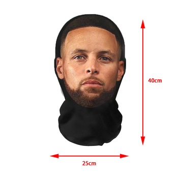 Трансгранична европейска и американска Хелоуин мрежеста маска за лице с щампа на череп, балаклава, забавна шапка на склад