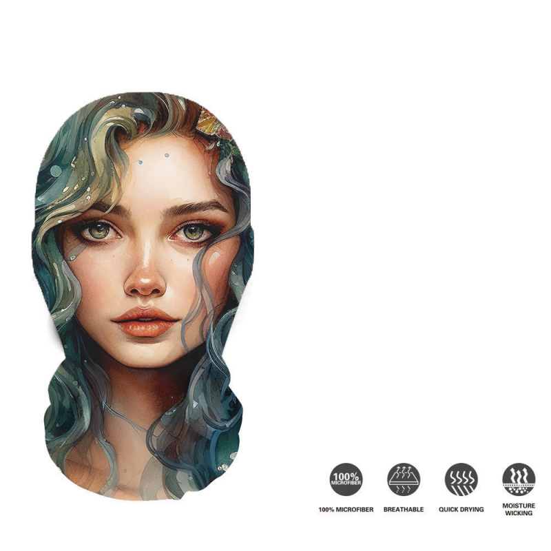 Трансгранична европейска и американска Хелоуин мрежеста маска за лице с щампа на череп, балаклава, забавна шапка на склад