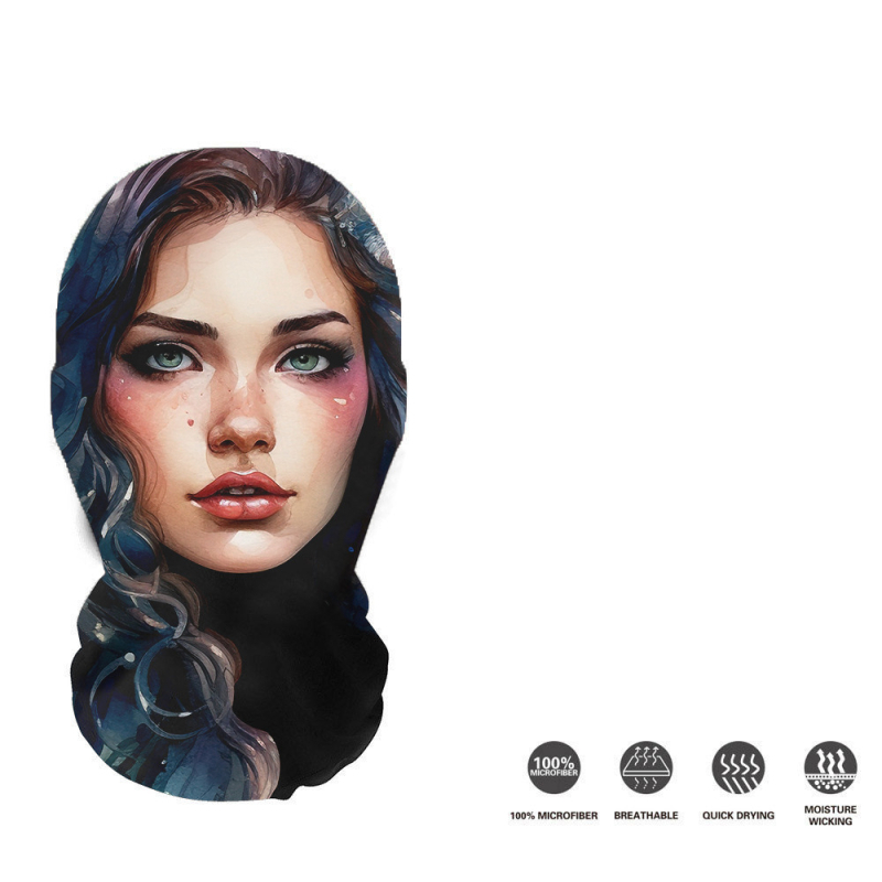 Трансгранична европейска и американска Хелоуин мрежеста маска за лице с щампа на череп, балаклава, забавна шапка на склад