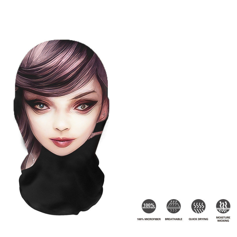 Трансгранична европейска и американска Хелоуин мрежеста маска за лице с щампа на череп, балаклава, забавна шапка на склад