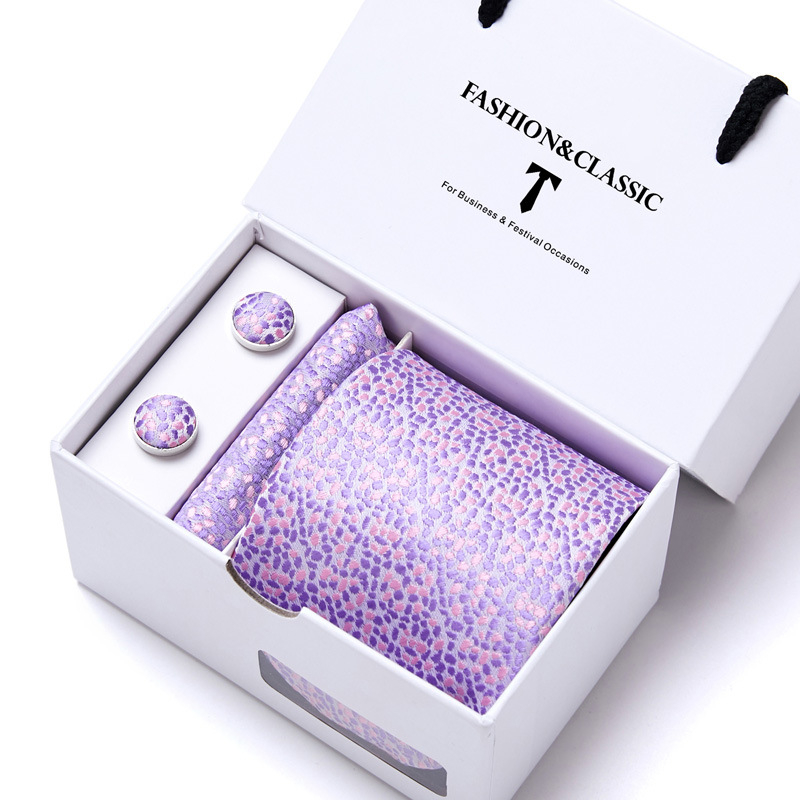 Didmeninė prekyba vyriškais kaklaraiščiais, dovanų dėžutėje, 5 dalių rinkinys, grupinis kaklaraištis, verslo stiliaus, oficialus vestuvinis kaklaraištis