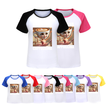 Tung Tung Tung Sahur polodlhé tričko s krátkym rukávom pre dospelých a deti, mäkké, s dlhým rukávom 4731