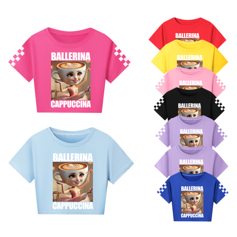 Tung Tung Tung Sahur polodlhé tričko s krátkym rukávom pre dospelých a deti, mäkké, s dlhým rukávom 4731