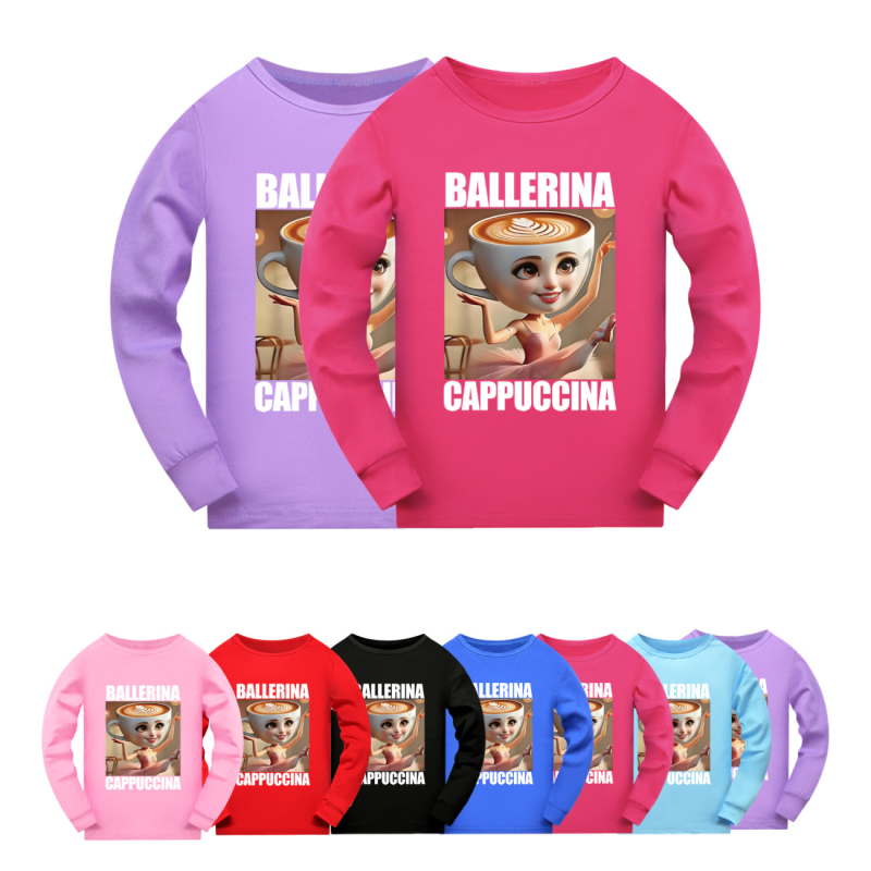 Tung Tung Tung Sahur polodlhé tričko s krátkym rukávom pre dospelých a deti, mäkké, s dlhým rukávom 4731