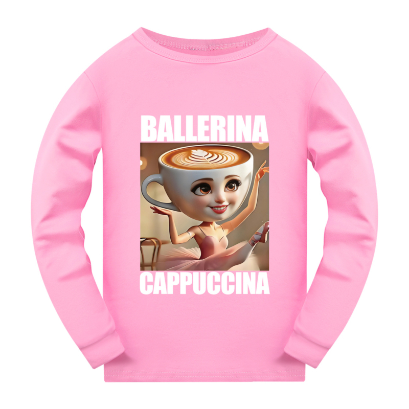 Tung Tung Tung Sahur polodlhé tričko s krátkym rukávom pre dospelých a deti, mäkké, s dlhým rukávom 4731