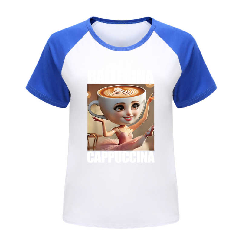 Tung Tung Tung Sahur polodlhé tričko s krátkym rukávom pre dospelých a deti, mäkké, s dlhým rukávom 4731