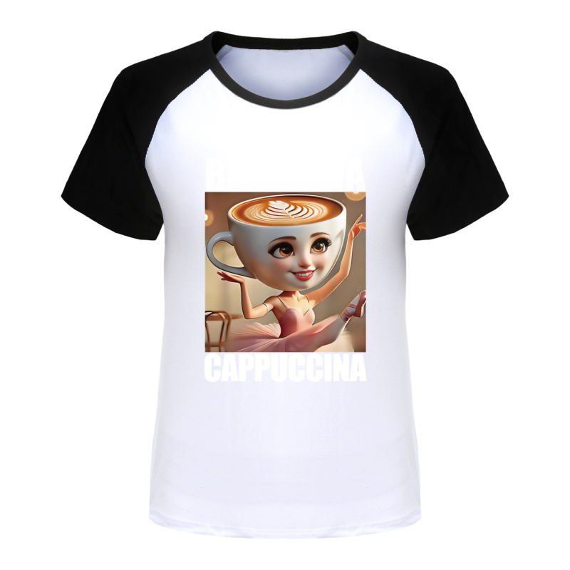 Tung Tung Tung Sahur polodlhé tričko s krátkym rukávom pre dospelých a deti, mäkké, s dlhým rukávom 4731