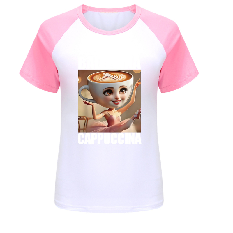 Tung Tung Tung Sahur polodlhé tričko s krátkym rukávom pre dospelých a deti, mäkké, s dlhým rukávom 4731