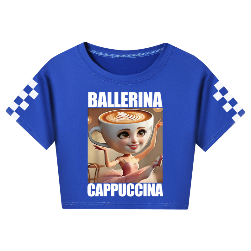 Tung Tung Tung Sahur polodlhé tričko s krátkym rukávom pre dospelých a deti, mäkké, s dlhým rukávom 4731