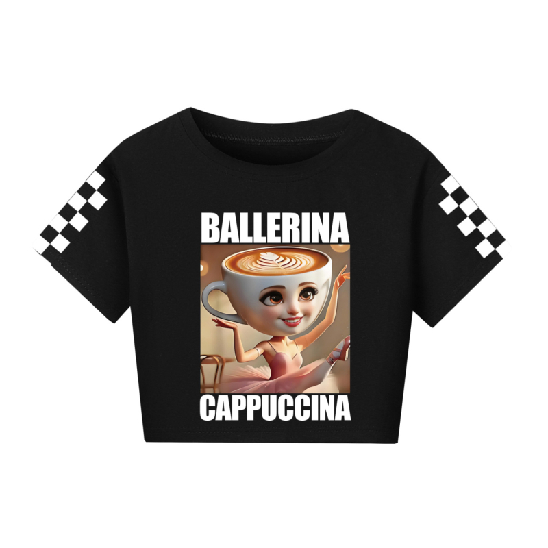 Tung Tung Tung Sahur polodlhé tričko s krátkym rukávom pre dospelých a deti, mäkké, s dlhým rukávom 4731