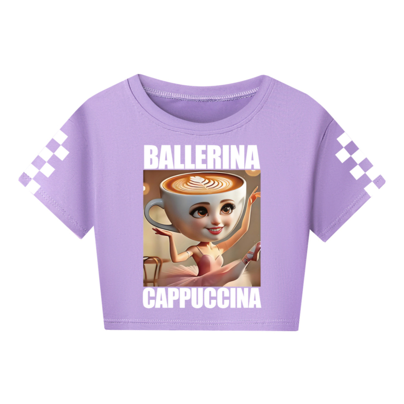 Tung Tung Tung Sahur polodlhé tričko s krátkym rukávom pre dospelých a deti, mäkké, s dlhým rukávom 4731