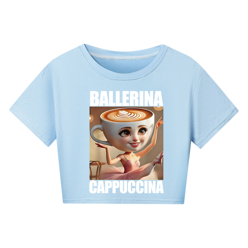 Tung Tung Tung Sahur polodlhé tričko s krátkym rukávom pre dospelých a deti, mäkké, s dlhým rukávom 4731