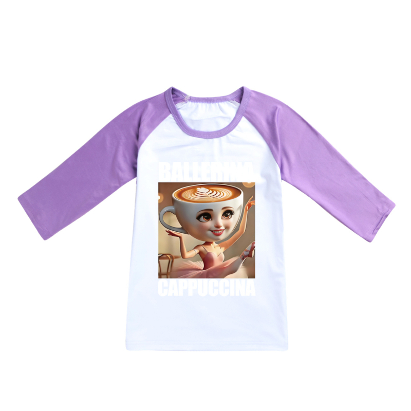 Tung Tung Tung Sahur polodlhé tričko s krátkym rukávom pre dospelých a deti, mäkké, s dlhým rukávom 4731