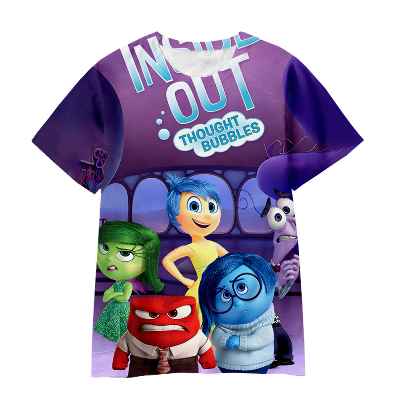 Jauniešu īso piedurkņu prāta slepenā dienesta komandas Inside Out2 sērijas pārdošanai 3D digitālā drukāšana ārpus atpūtas elpojošs