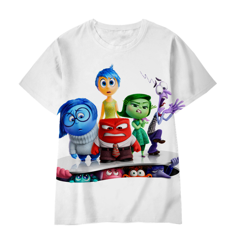 Jauniešu īso piedurkņu prāta slepenā dienesta komandas Inside Out2 sērijas pārdošanai 3D digitālā drukāšana ārpus atpūtas elpojošs