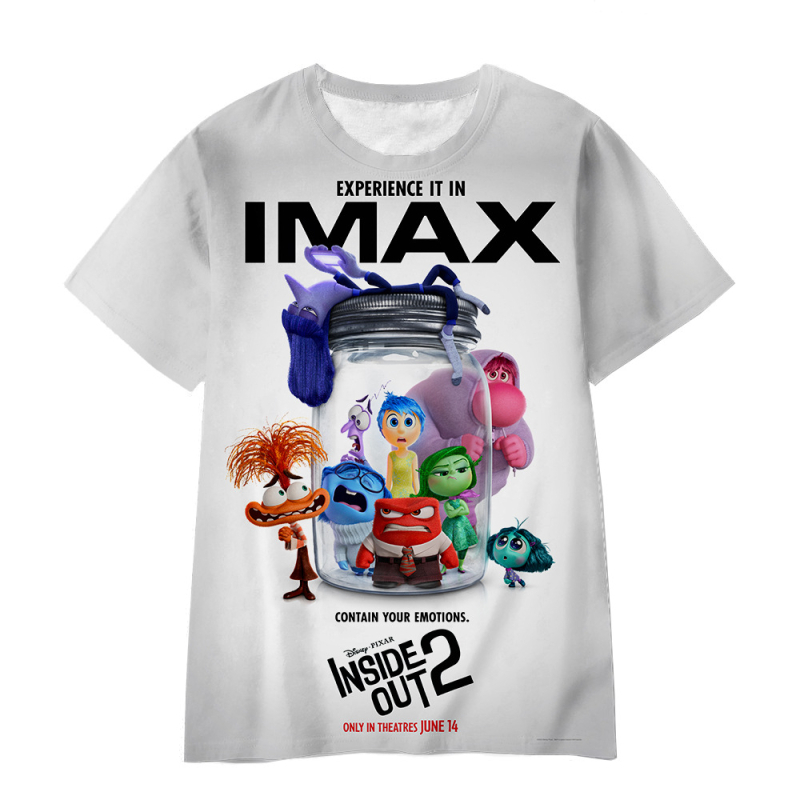 Jauniešu īso piedurkņu prāta slepenā dienesta komandas Inside Out2 sērijas pārdošanai 3D digitālā drukāšana ārpus atpūtas elpojošs