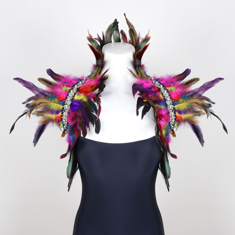 Meeste keskaegsed rõivad, otseülekanne, üle piiri, Amazoni kunstkarusnahast ühe õlaga viikingikarusnahast sall, õlapadja