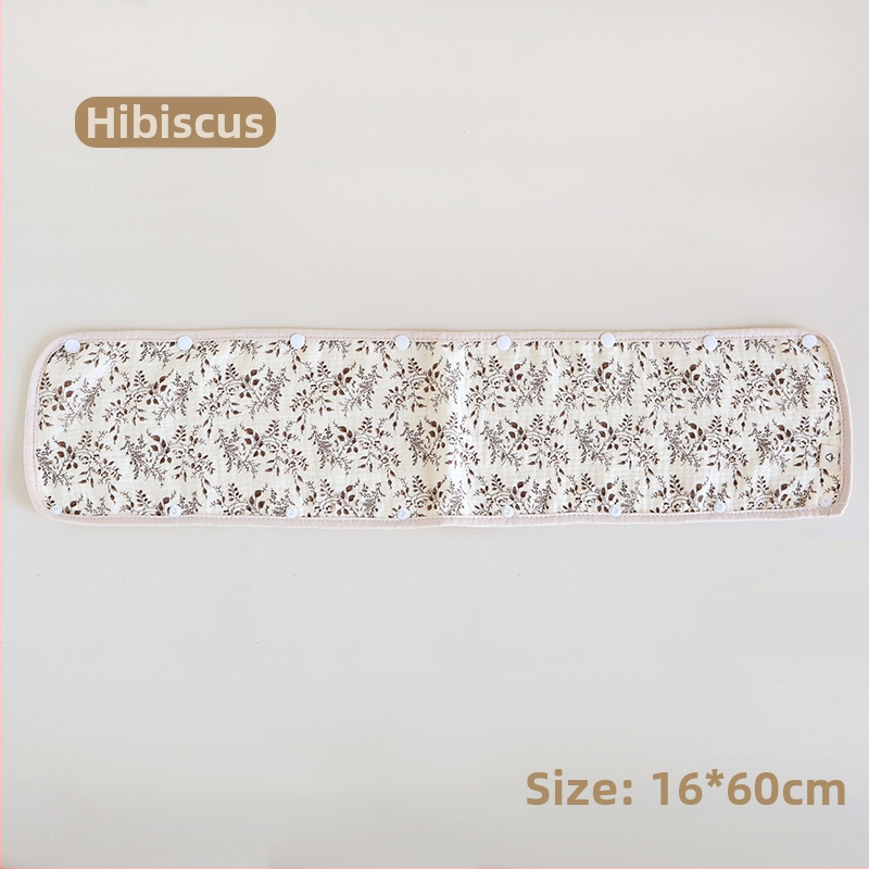 Bērnu ratiņu siekalu dvielis, trīsdaļīgs ratiņu cimds, kokvilnas marles siksna, siekalu dvielis ratiņu pretkodienu plecu spilventiņš