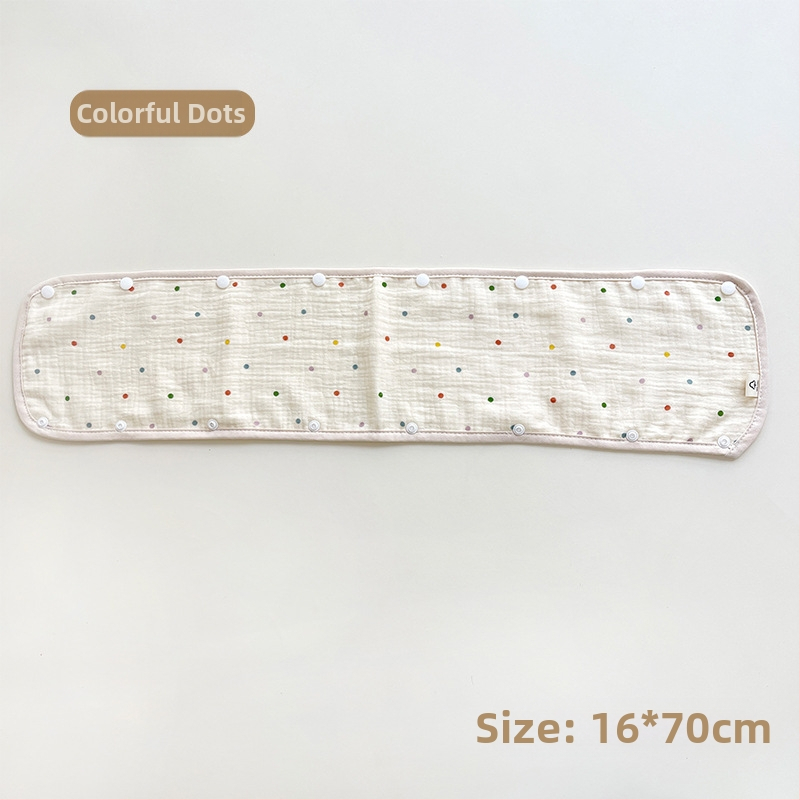 Bērnu ratiņu siekalu dvielis, trīsdaļīgs ratiņu cimds, kokvilnas marles siksna, siekalu dvielis ratiņu pretkodienu plecu spilventiņš