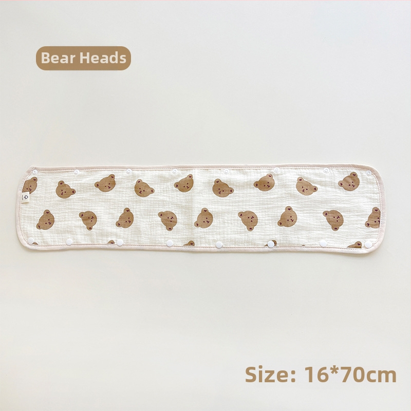 Bērnu ratiņu siekalu dvielis, trīsdaļīgs ratiņu cimds, kokvilnas marles siksna, siekalu dvielis ratiņu pretkodienu plecu spilventiņš