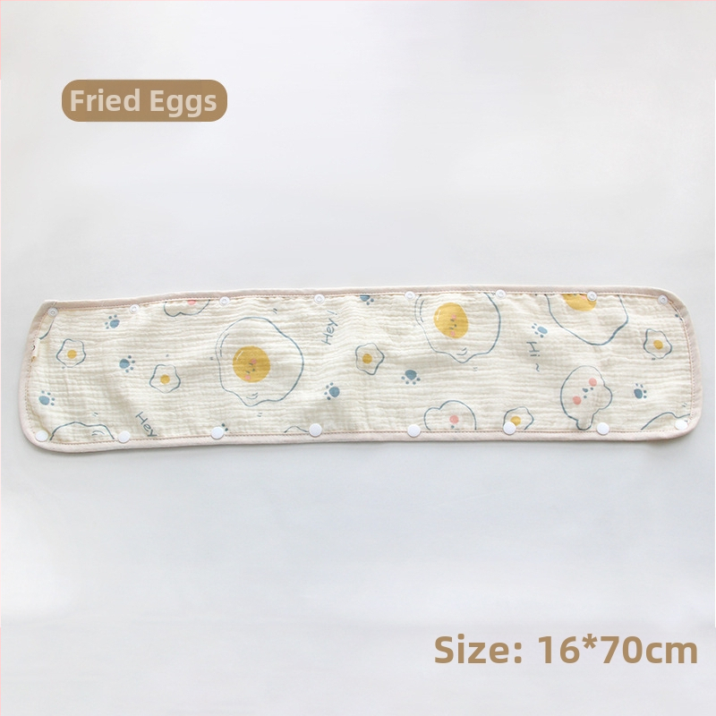 Bērnu ratiņu siekalu dvielis, trīsdaļīgs ratiņu cimds, kokvilnas marles siksna, siekalu dvielis ratiņu pretkodienu plecu spilventiņš