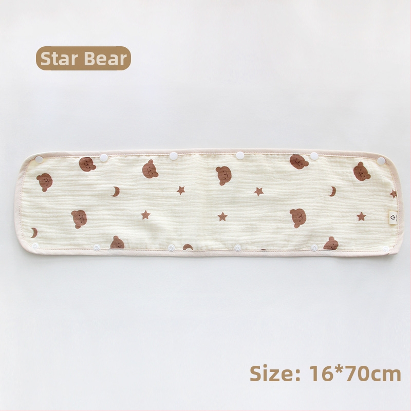 Bērnu ratiņu siekalu dvielis, trīsdaļīgs ratiņu cimds, kokvilnas marles siksna, siekalu dvielis ratiņu pretkodienu plecu spilventiņš